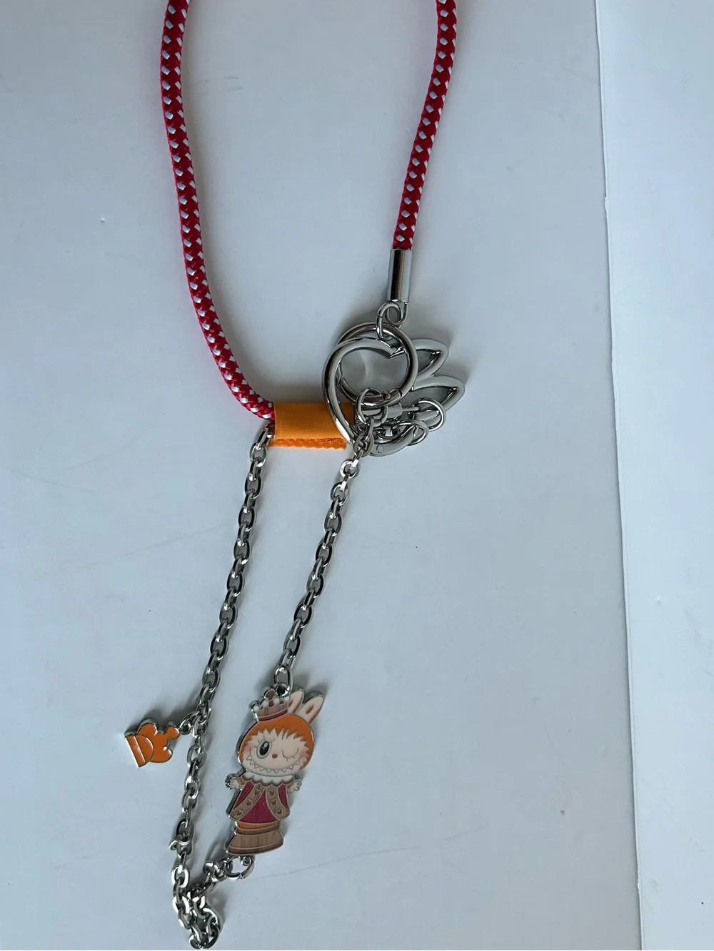 Pop Mart Labubu The Monsters Let's Checkmate Series King Pendant